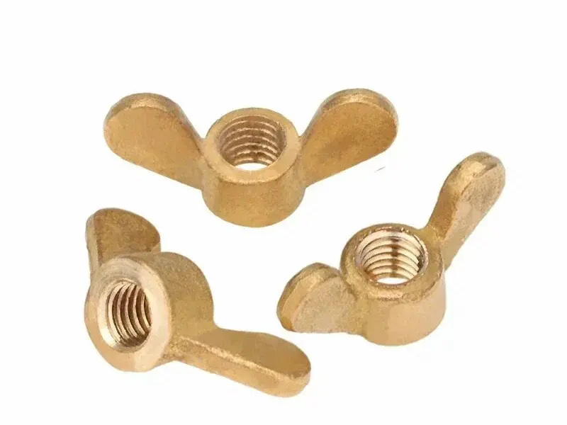 Brass Butterfly Wing Nut